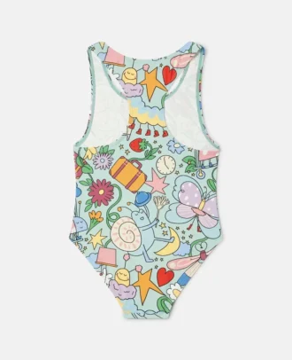 Costume da bagno con stampa Bug Hotel
