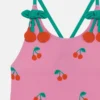 Costume da bagno con stampa ciliegie Costume da bagno con stampa ciliegie