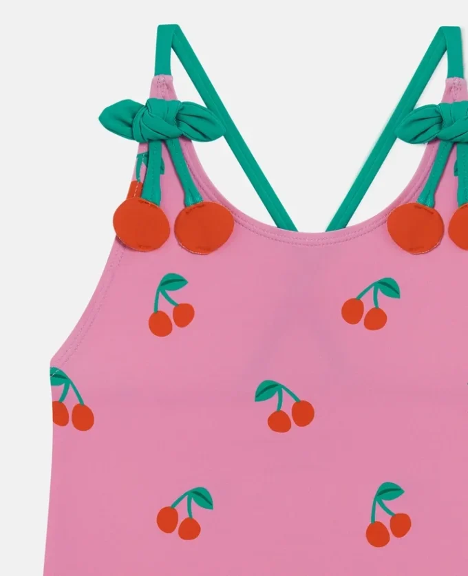 Costume da bagno con stampa ciliegie Costume da bagno con stampa ciliegie