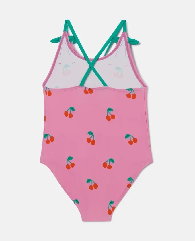 Costume da bagno con stampa ciliegie Costume da bagno con stampa ciliegie