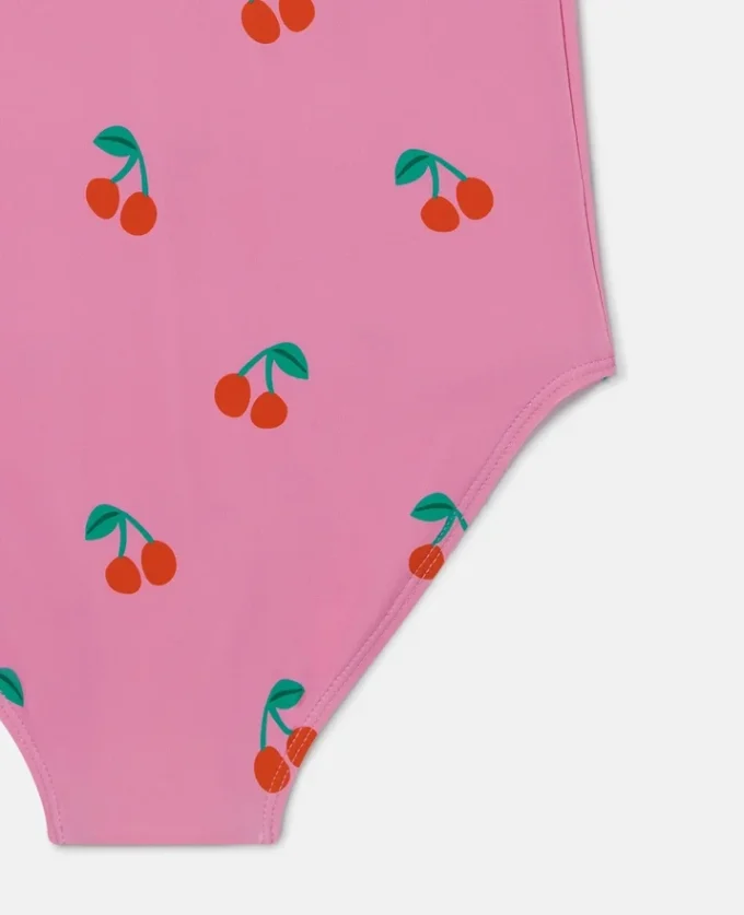Costume da bagno con stampa ciliegie Costume da bagno con stampa ciliegie