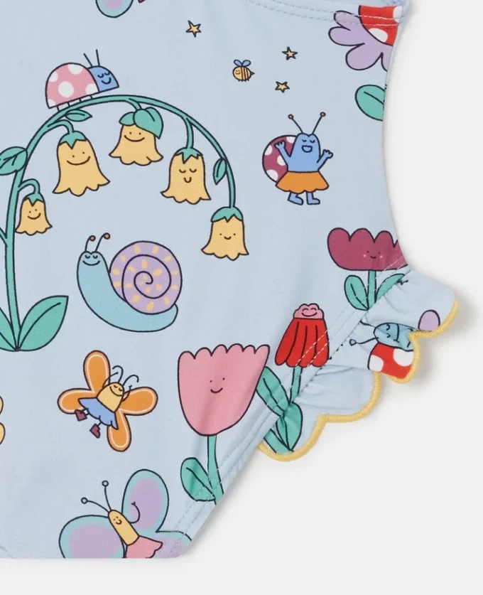 Costume da bagno con stampa floreale Costume da bagno con stampa floreale