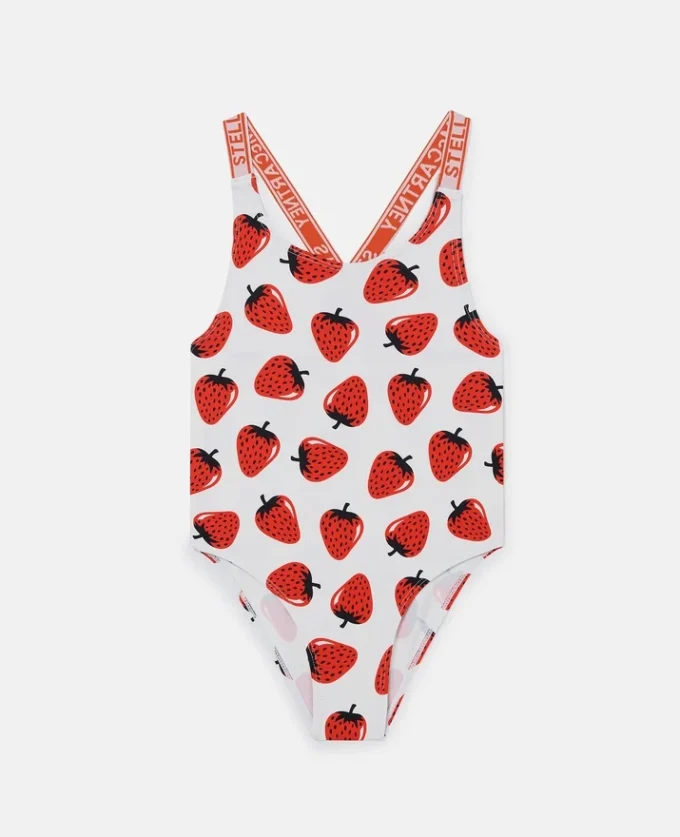 Costume da bagno con stampa fragole Costume da bagno con stampa fragole