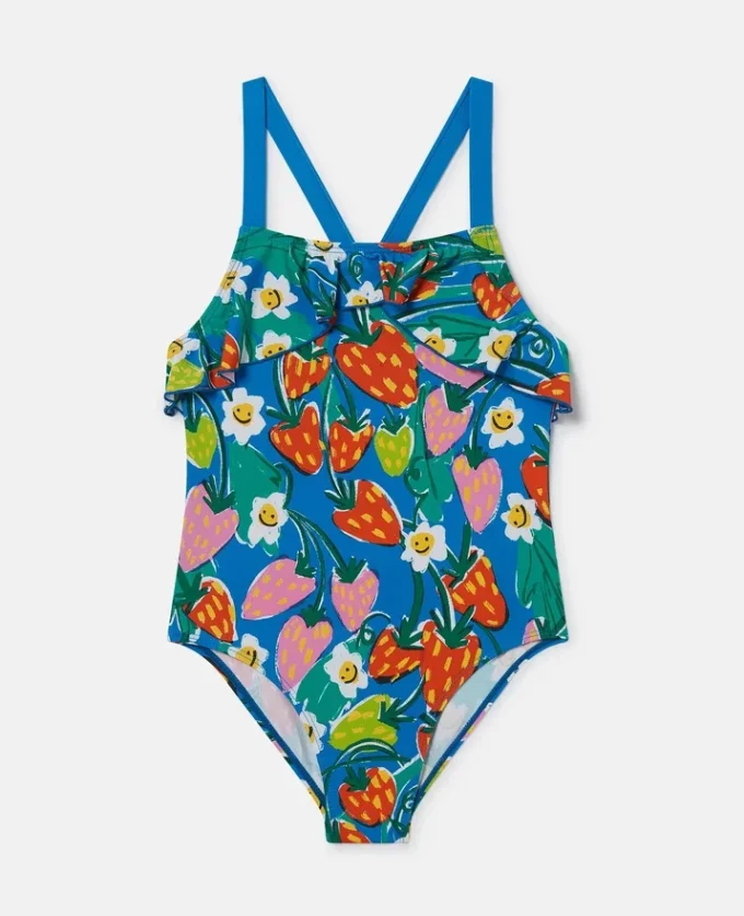 Costume da bagno con stampa fragole Costume da bagno con stampa fragole