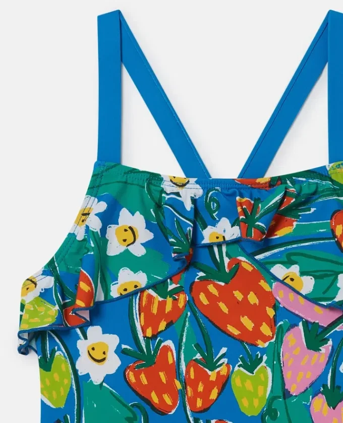 Costume da bagno con stampa fragole Costume da bagno con stampa fragole