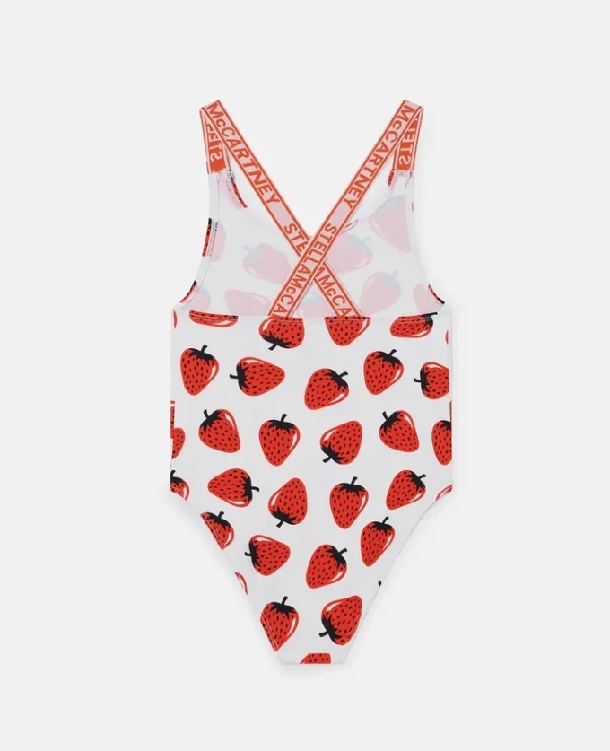 Costume da bagno con stampa fragole Costume da bagno con stampa fragole