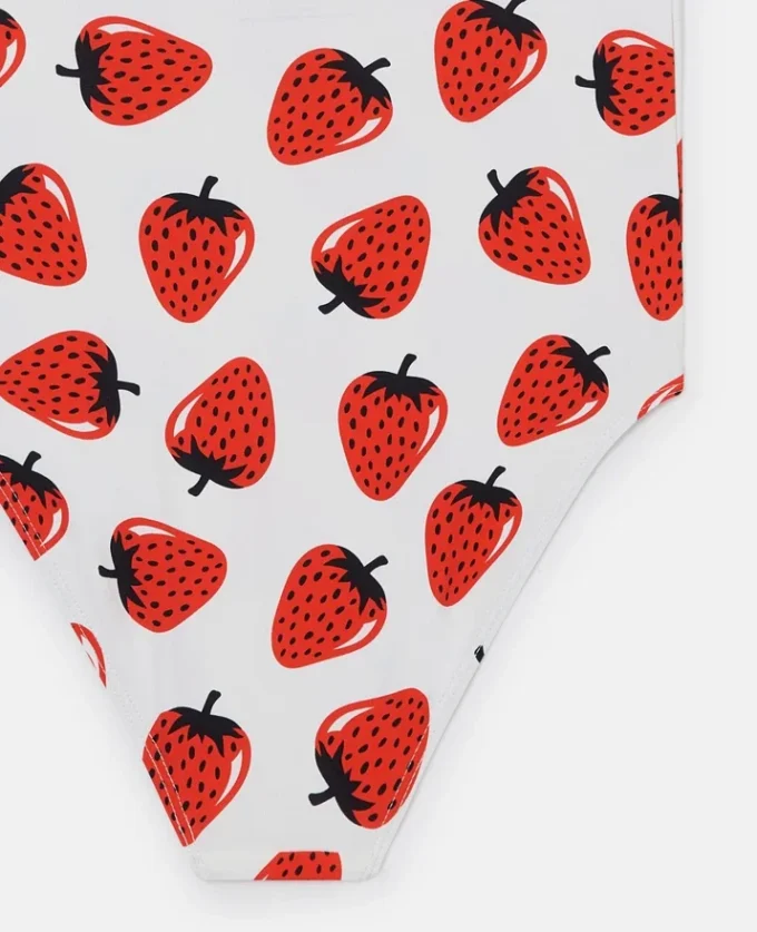 Costume da bagno con stampa fragole Costume da bagno con stampa fragole