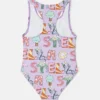 Costume da bagno con stampa lettering Costume da bagno con stampa lettering