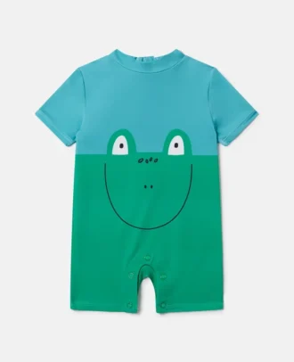Costume da bagno con stampa rana