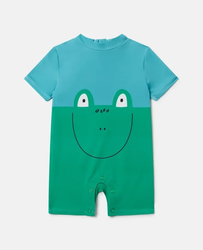 Costume da bagno con stampa rana Costume da bagno con stampa rana