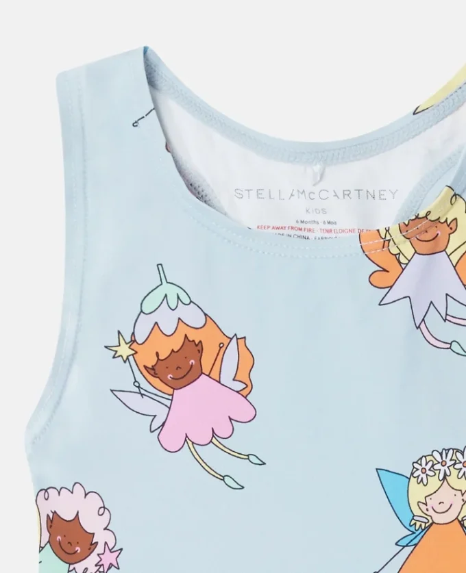 Costume da bagno con volant e stampa Fairies Costume da bagno con volant e stampa Fairies