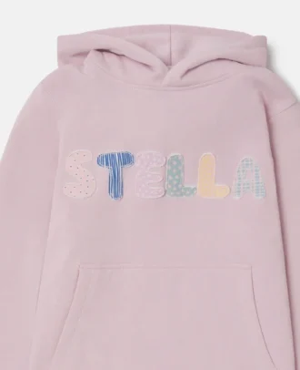 Felpa con cappuccio e logo ricamato