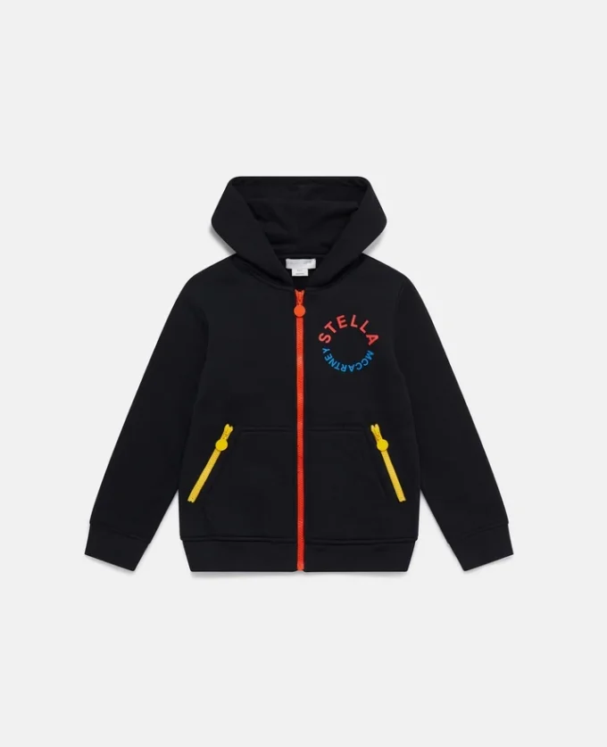 Felpa con cappuccio e zip Colour Pop Felpa con cappuccio e zip Colour Pop