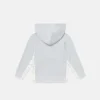 Felpa con cappuccio e zip con logo grafico