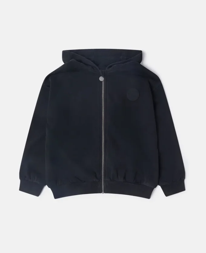 Felpa con cappuccio e zip integrale Felpa con cappuccio e zip integrale