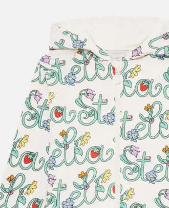 Felpa con cappuccio e zip integrale Stella Vine