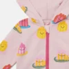 Felpa con cappuccio e zip intera con stampa Jelly Felpa con cappuccio e zip intera con stampa Jelly