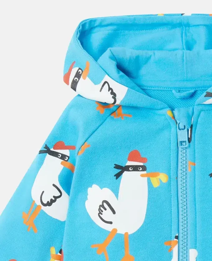 Felpa con cappuccio e zip Seagull Bandit Felpa con cappuccio e zip Seagull Bandit