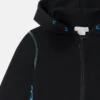 Felpa con cappuccio e zip SMC con bordi neon Felpa con cappuccio e zip SMC con bordi neon