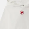 Felpa con cappuccio ricamata con cuore Felpa con cappuccio ricamata con cuore