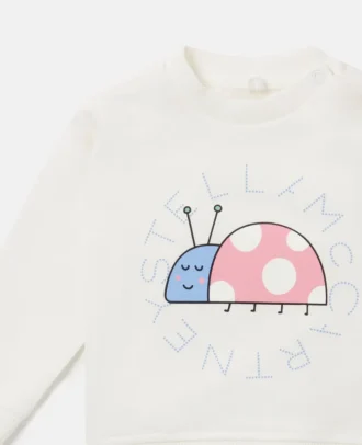 Felpa con grafica coccinella
