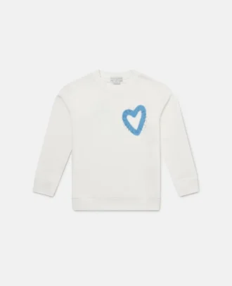 Felpa con grafica cuore graffito