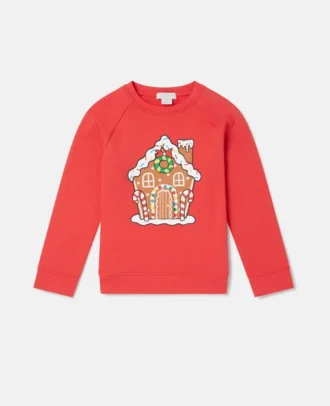 Felpa con motivo Gingerbread House