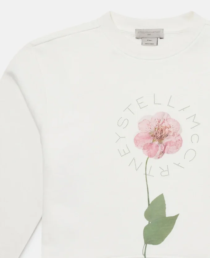 Felpa con stampa floreale Felpa con stampa floreale