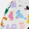 Felpa con stampa gatti Felpa con stampa gatti