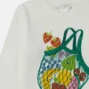Felpa con stampa grafica Fruit Net Felpa con stampa grafica Fruit Net