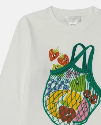 Felpa con stampa grafica Fruit Net