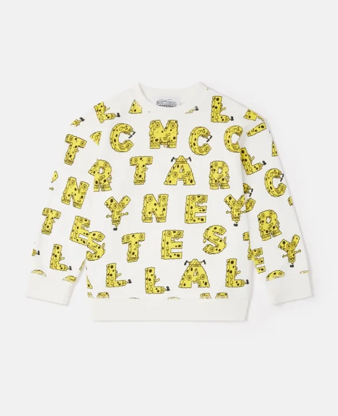Felpa con stampa grafica SpongeBob