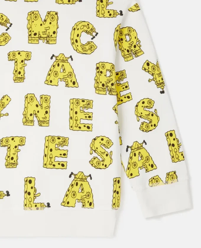 Felpa con stampa grafica SpongeBob