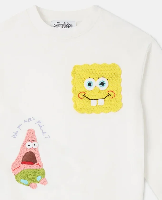 Felpa con stampa grafica SpongeBob