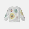 Felpa con stampa grafica SpongeBob tie-dye