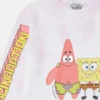 Felpa con stampa grafica SpongeBob tie-dye