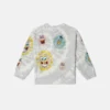 Felpa con stampa grafica SpongeBob tie-dye