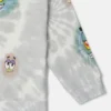 Felpa con stampa grafica SpongeBob tie-dye