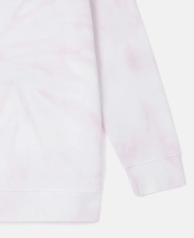 Felpa con stampa grafica SpongeBob tie-dye