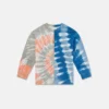 Felpa con stampa grafica tie-dye