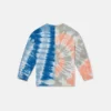 Felpa con stampa grafica tie-dye