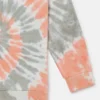 Felpa con stampa grafica tie-dye