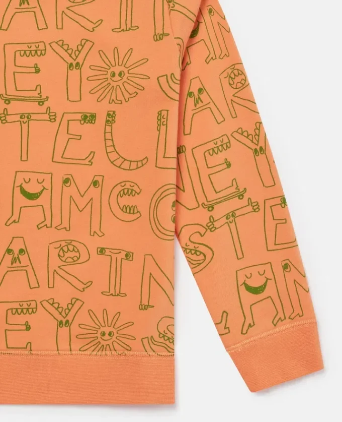 Felpa con stampa lettering Felpa con stampa lettering