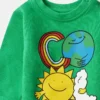 Felpa girocollo con grafica Earth Friends Felpa girocollo con grafica Earth Friends