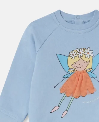 Felpa girocollo con grafica Fairy