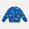 Felpa girocollo con stampa a fiocchi Felpa girocollo con stampa a fiocchi