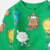 Felpa girocollo con stampa Earth Friends Felpa girocollo con stampa Earth Friends
