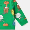 Felpa girocollo con stampa Earth Friends Felpa girocollo con stampa Earth Friends