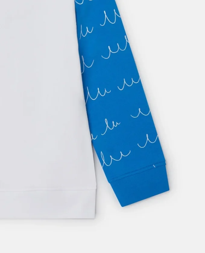 Felpa girocollo con stampa grafica mostri Felpa girocollo con stampa grafica mostri