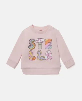 Felpa girocollo Stella Woodland Lettering